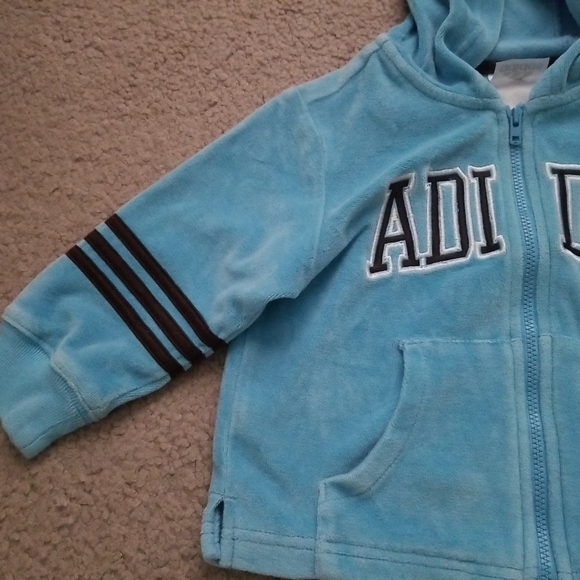 Adidas Baby Boy's Full-Zip Hoodie - Picture 7 of 13